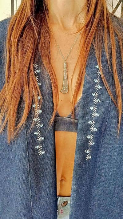 Collar colgante italiano hecho a mano para revendedores