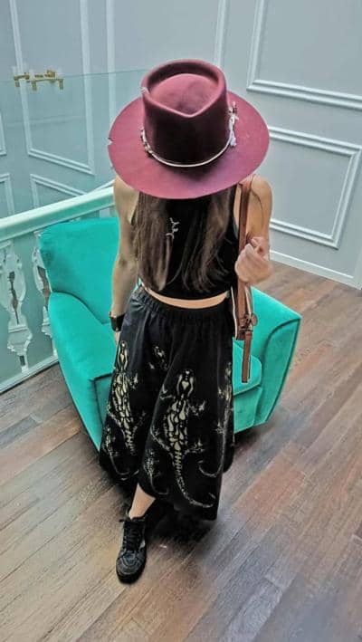 Sombrero fedora de ala ancha hecho a mano italiano para revendedores