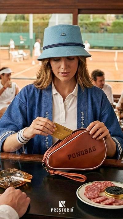 Итальянская кожаная сумка Pongbag для реселлеров, стильная и прочная