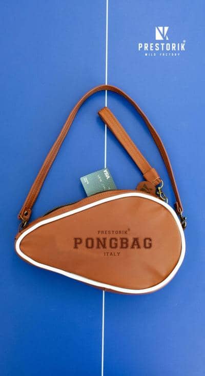 Bolsa ping pong italiana de cuero para revendedores
