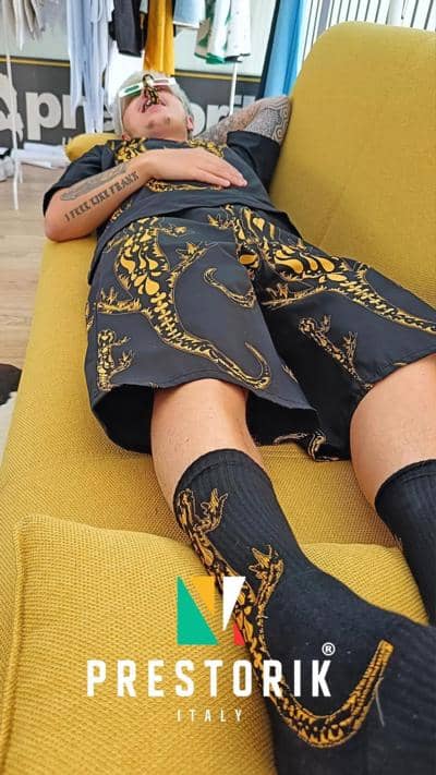 PRESTORIK - Dragon De Fuego Shorts 