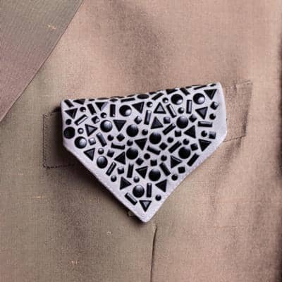 ALBERTO COLONNA - Pocket Square Tri 