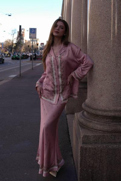 CLOTHÉ - Blush Floral Maxi Set