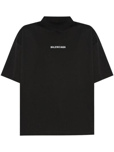 Black Balenciaga t-shirt for resellers Italian manufacturer