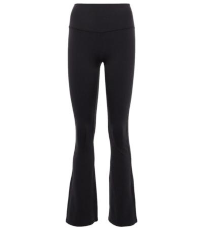Black flared pants made in Italy for resellers