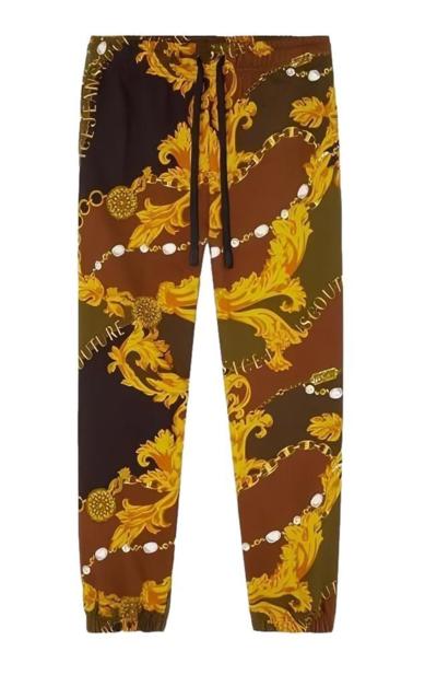 Italian designer patterned jogger pants for resellers