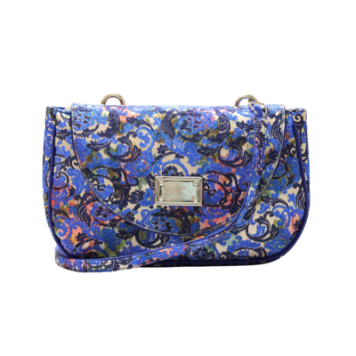 Итальянская сумка из бархата с цветами для реселлеров