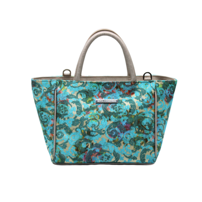 Итальянская сумка с цветочным узором для перепродаж