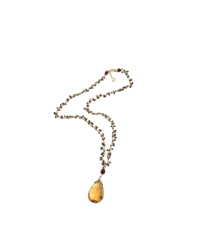 ROMANORE - GARNET NECKLACE 