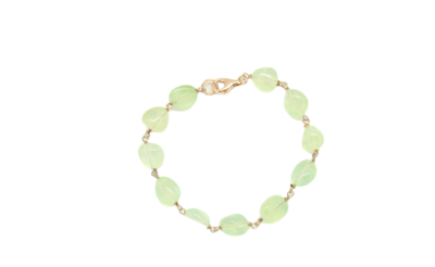 ROMANORE - Green Prehnite bracelet 