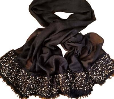 ROSSANA BANDINI - estola bordado a mano 