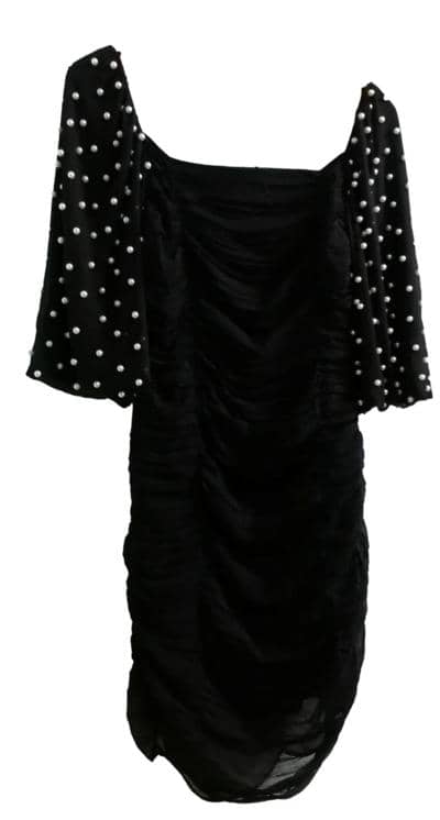 MADDIBLUES - chiffon gathered dress