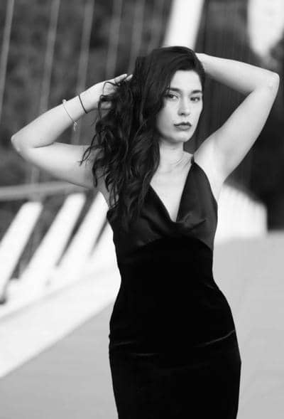 MADDIBLUES - SILK VELVET, SATIN DRESS