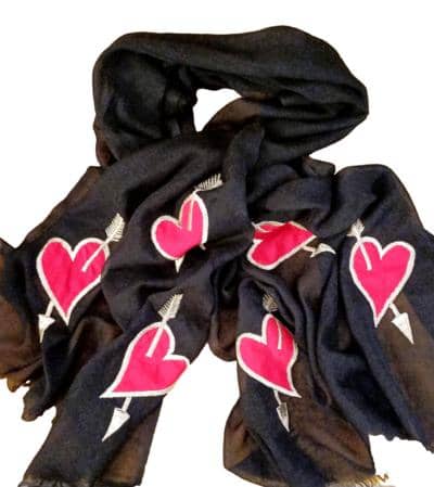 ROSSANA BANDINI - estola bordada a mano 