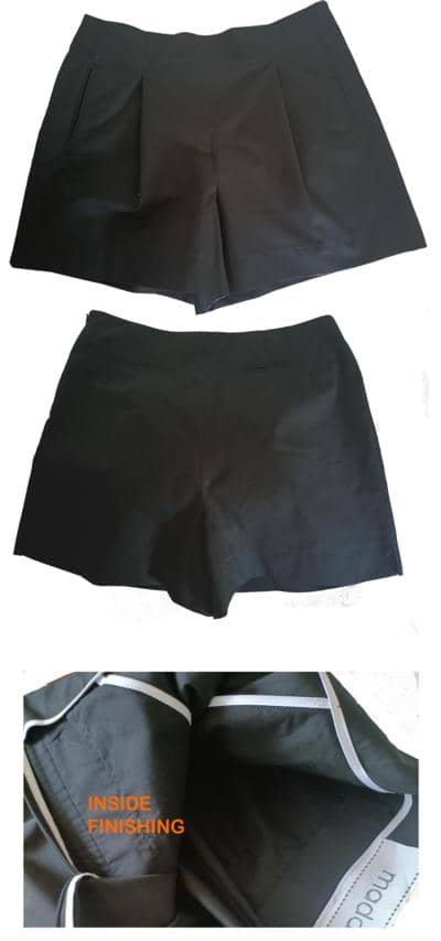 MADDIBLUES - SHORT TROUSER IN POPELINE