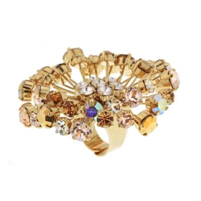 RVZ LUXURY - MULTI CRYSTAL RING