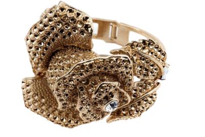 RVZ LUXURY - Pink gold snap bracelet