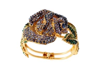 RVZ LUXURY - Pulsera color rosa a presión 