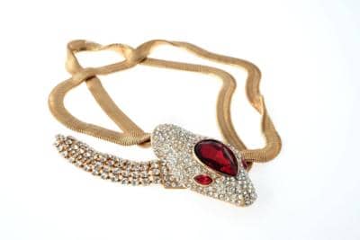 RVZ LUXURY - Gargantilla cadena serpiente 