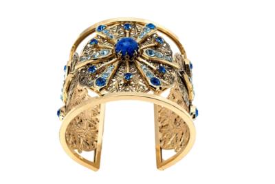 RVZ LUXURY - Bretelle pression cristal fumé 