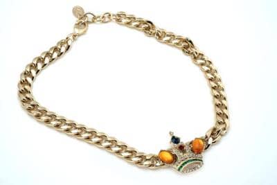 RVZ LUXURY - Rundhalsausschnitt mit Krone 