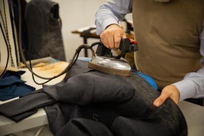 SANSARO - Blazer in lana fatto a mano 