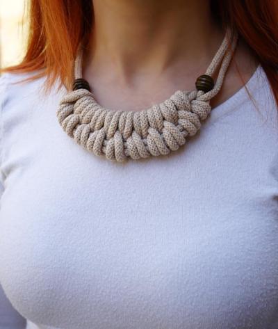 SA.PO. - Textured Rope Necklace