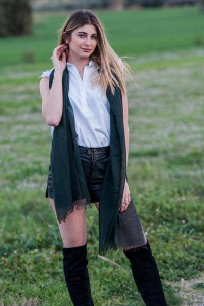 SCARF DESIGN - Bufanda de lana 