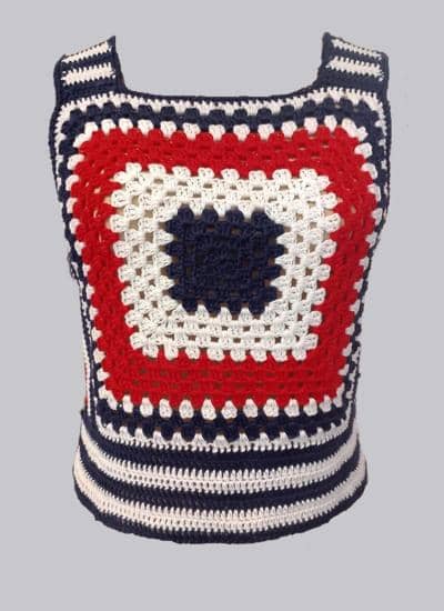 SDC - Top de crochet hecho a mano 