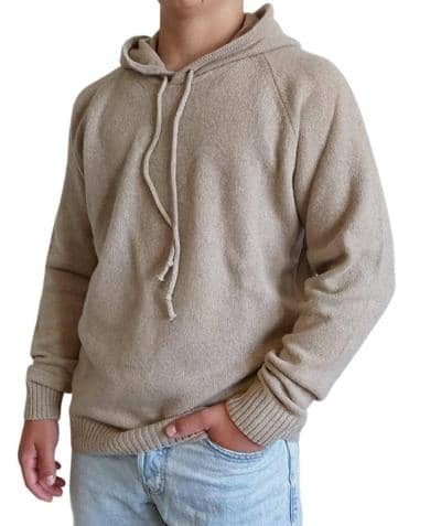 SECOM - MAGLIONE CON CAPPUCCIO UNISEX 