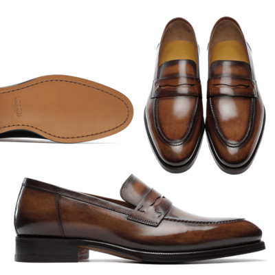 Italian leather loafers for resellers