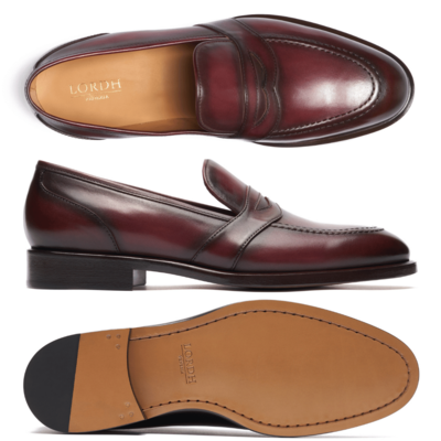 MATT SHOES - Mocassini in pelle patinata 