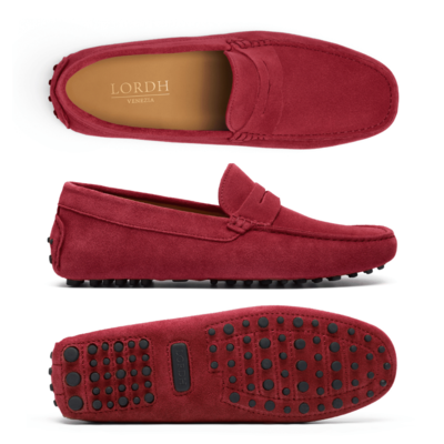 Italian suede loafers for resellers