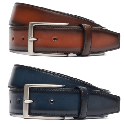 MATT SHOES - Элегантные ремни с патиной 