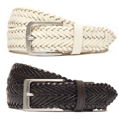 MATT SHOES - Элегантный плетеный пояс 