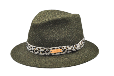 SERPAP - Victor wool fedora animal