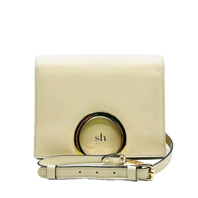 SH STYLE - Quadratische Lederhandtasche 