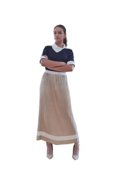 SILENZIO - Two-tone polo shirt