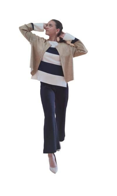 SILENZIO - Flared ankle trousers