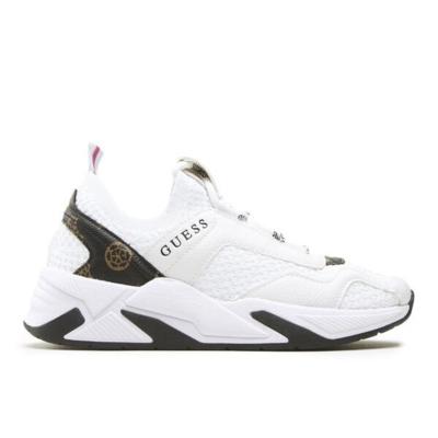 White Guess sneaker for resellers Made in Italy