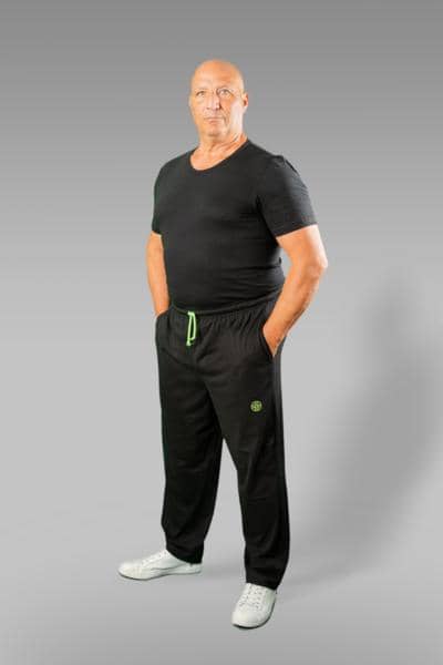 SUPERSIZE - Pantaloni sportivi neri 