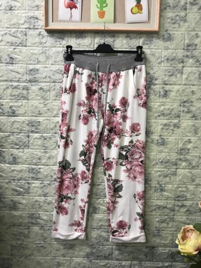 Pantalones de casa florales italianos, ideales para revendedores.