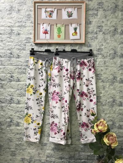 Pijamas florales, moda italiana al por mayor para revendedores.
