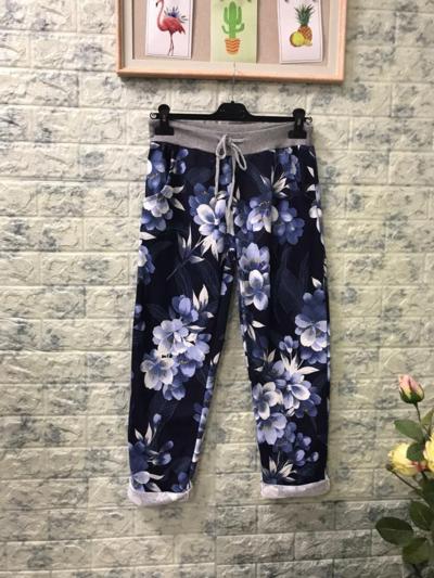 Pantalones florales italianos para revendedores