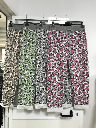 Pijamas italianos coloridos para mayoristas.