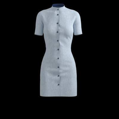 THE REVENGE - Frauenkleid - 100% Leinen handgefertigt