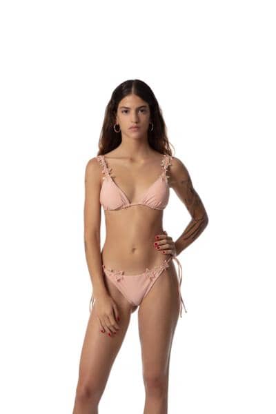 TIARE' BEACHWEAR - BIKINI CON BORDADO DE ESTRELLAS 