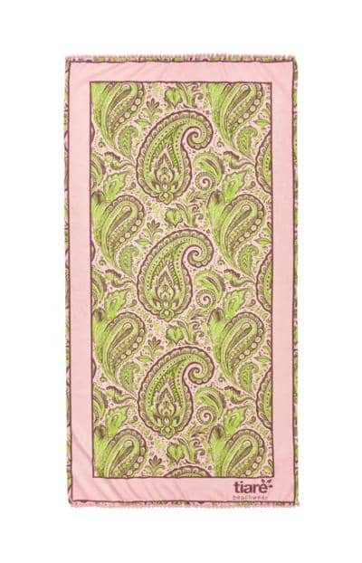 Итальянское пляжное полотенце с узором пейсли оптом