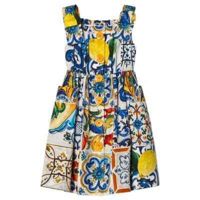 TORINO MODA - Dolce und Gabbana Ich liebe Maiolica Kleid