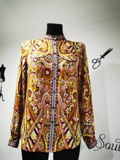 YAVORSKA - Camisa Paisley Elegante 